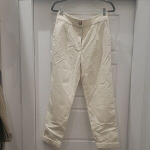 Cream Corduroy Pants